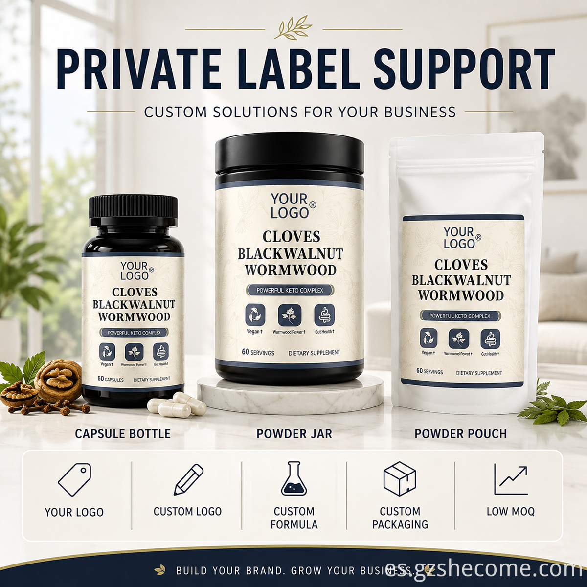 Cloves Black Walnut Wormwood Capsules11
